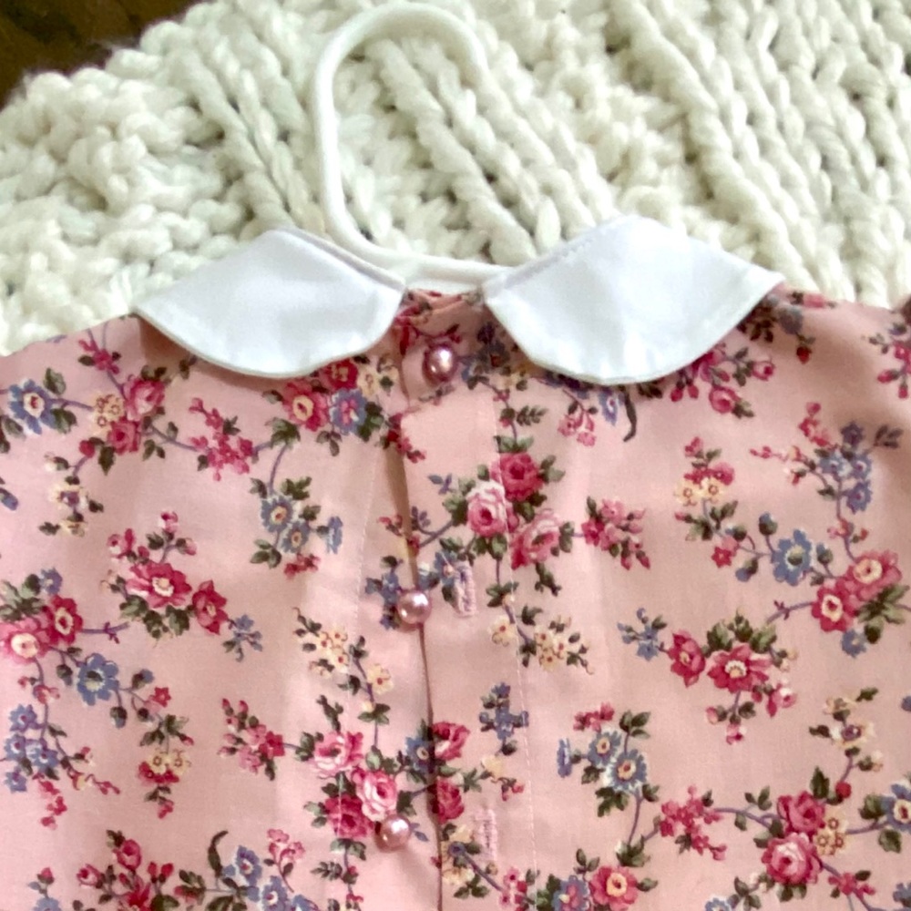 Roar Rose Handmade Vintage styl floral top 18 girl - Picture 4 of 4
